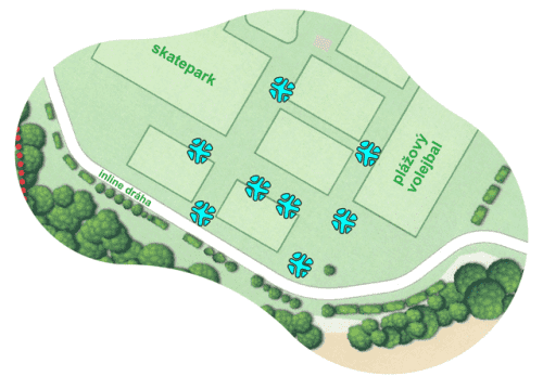 iHřiště Škoda Sport Park Plzeň Volejbal (8 stanovišť)
